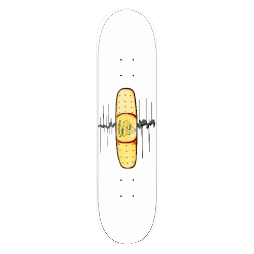 Lawcpoo Skate Co Printed Skateboard Deck