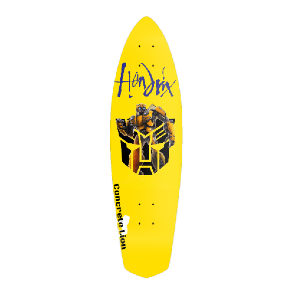 Hendrix's Concrete Lion Skateboards Medium Concave