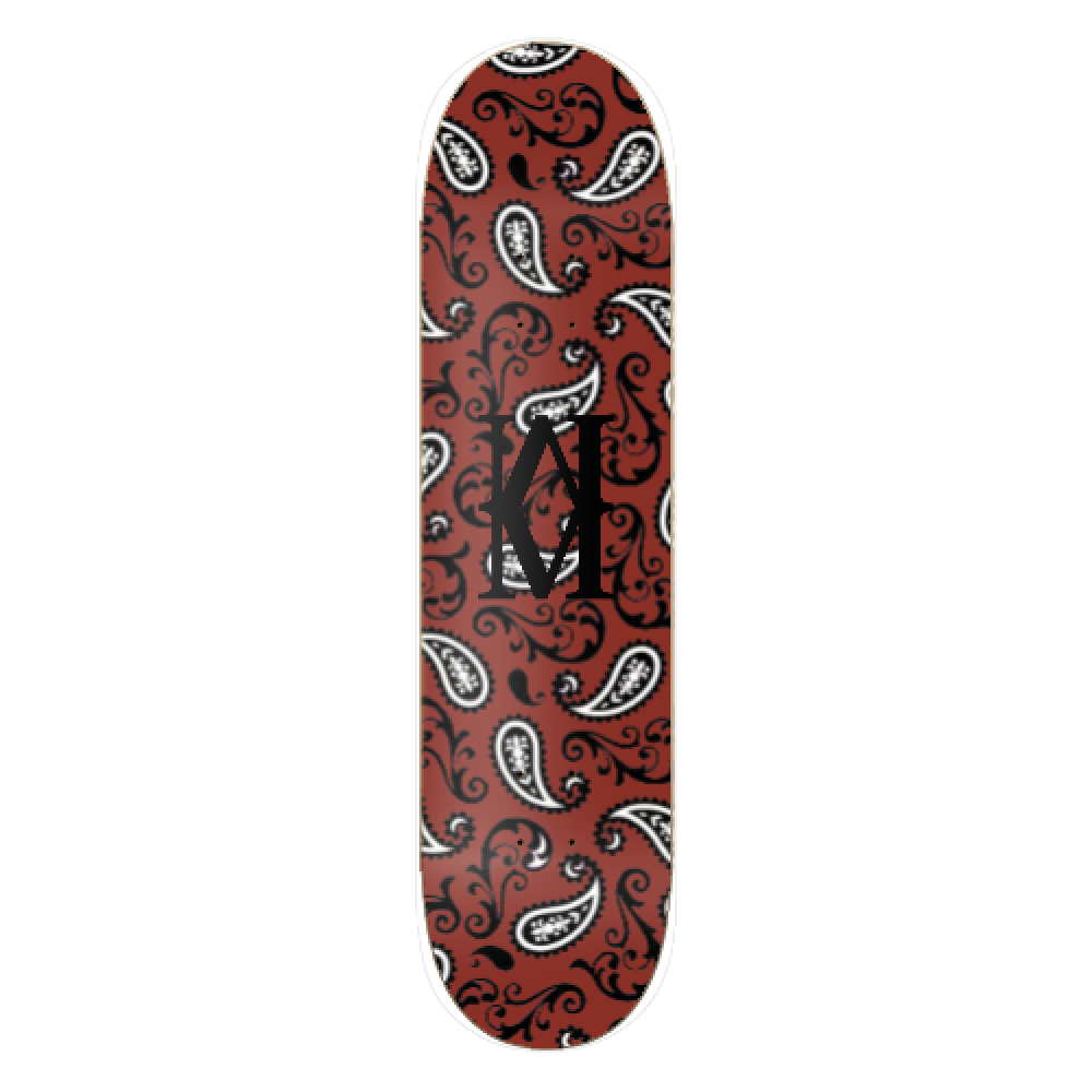 Red paisley 