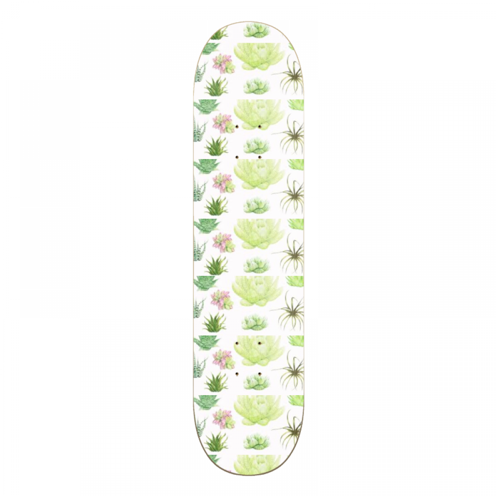 Flower skateboard deck