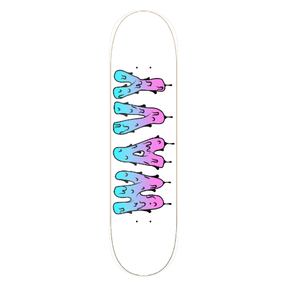 Wavy Gradient Logo Deck