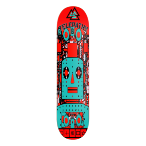 Telepathy Skateboards "Robot" Skate Deck