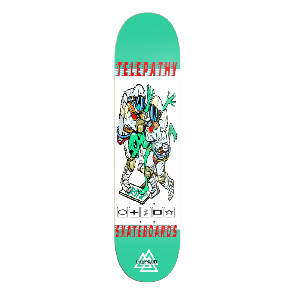 Telepathy Skateboards "Alien Brutality" Skate Deck