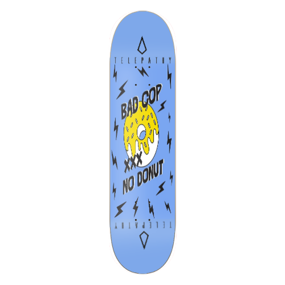 Telepathy Skateboards "Bad Cop" Skate Deck