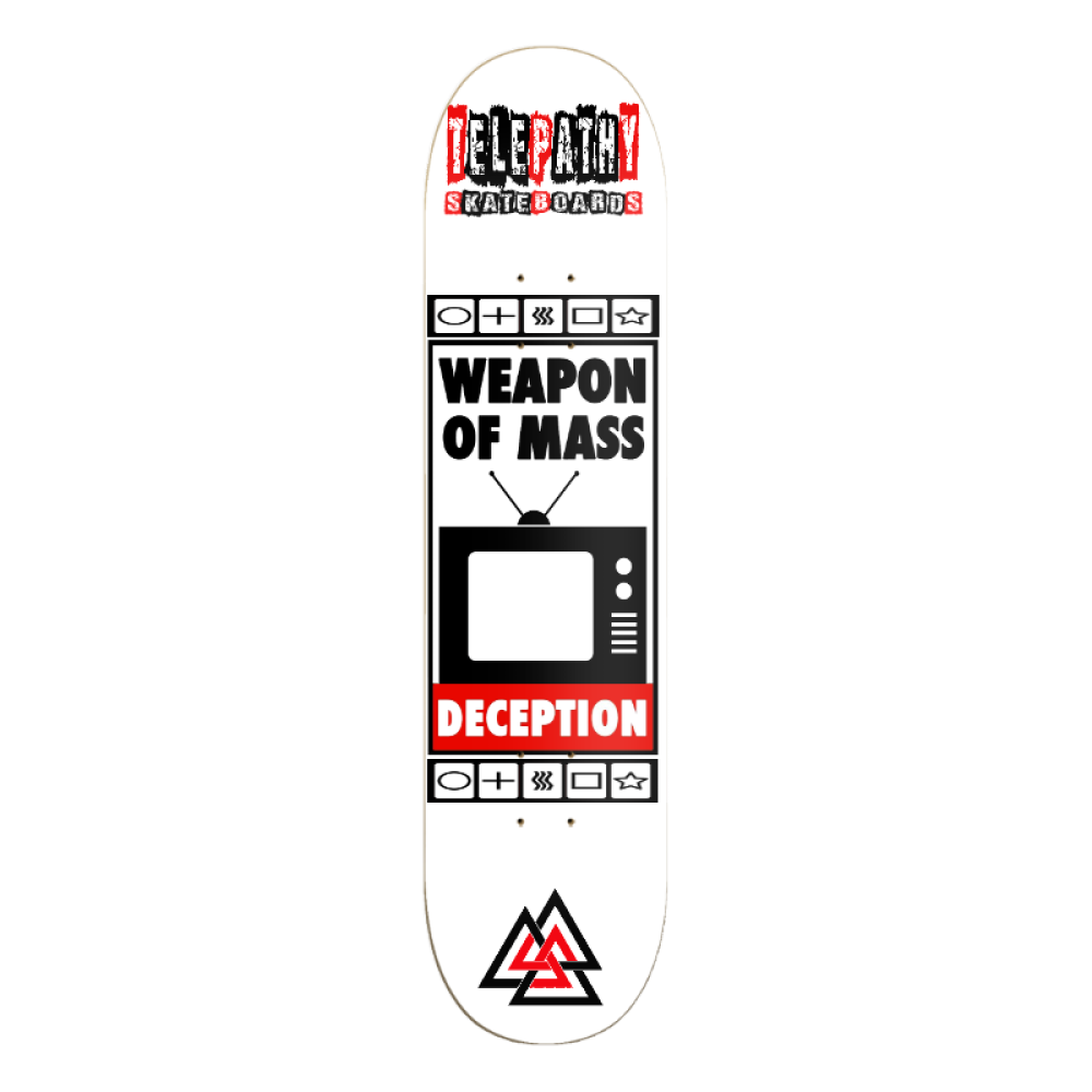 Telepathy Skateboards "Deception" Skate Deck