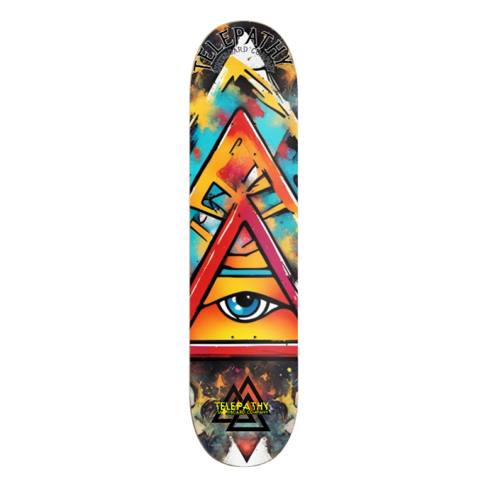 Telepathy Skateboards "Illuminate" Skate Deck