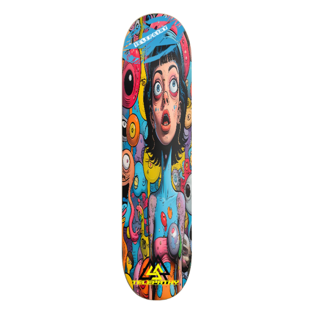 Telepathy Skateboards "OMG! Girl" Skate Deck