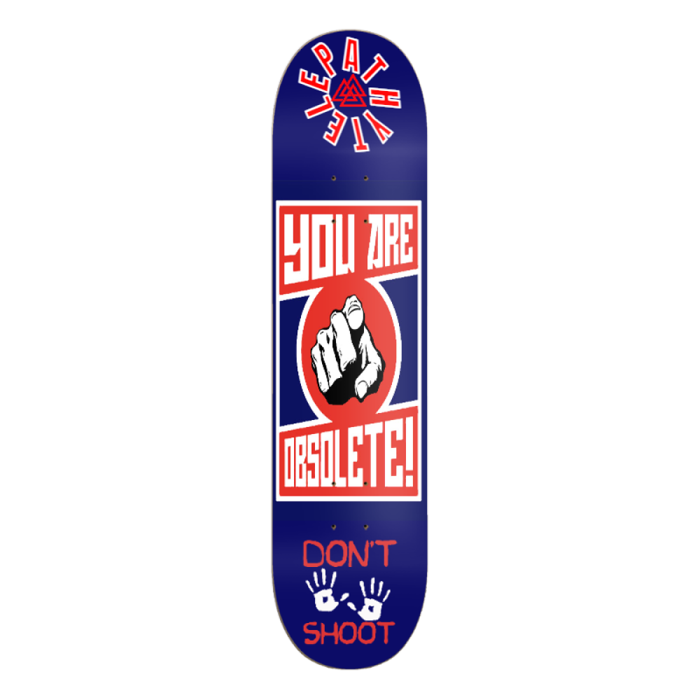 Telepathy Skateboards "Obsolete" Skate Deck