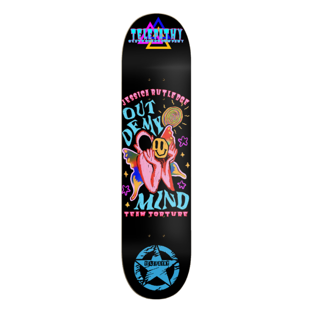 Telepathy Skateboards "Out of My Mind" Skate Deck