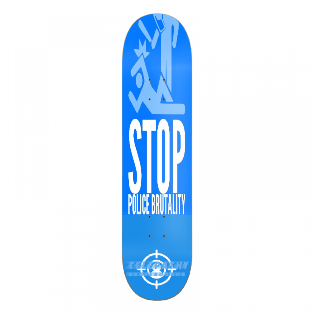 Telepathy Police Brutality Skate Deck