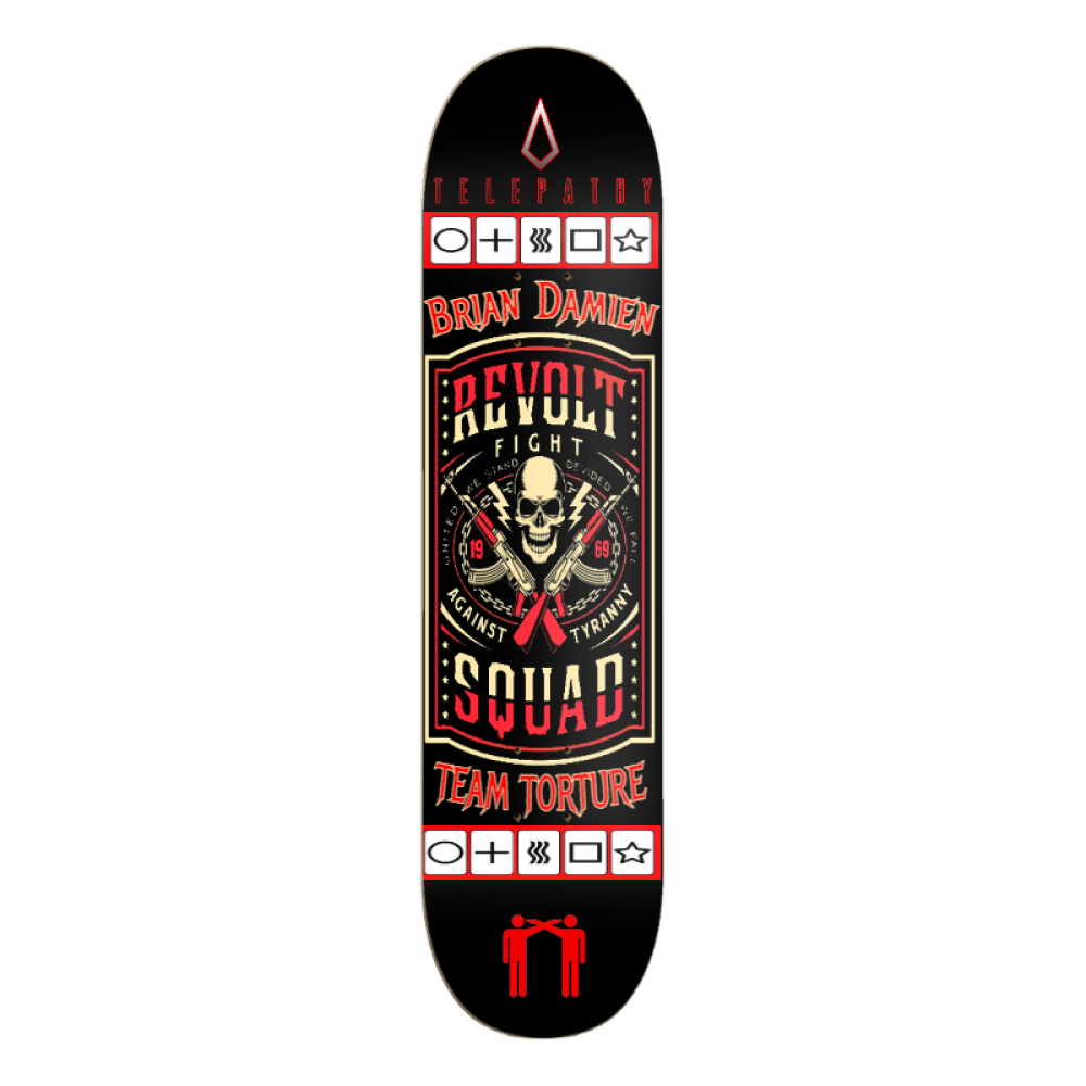 Telepathy Skateboards "Protest Series III" Skate Deck