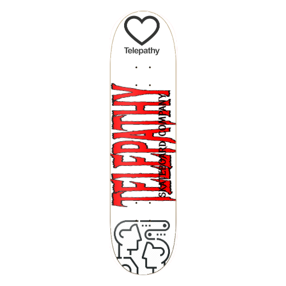 Telepathy Skateboards "Brand" Skate Deck