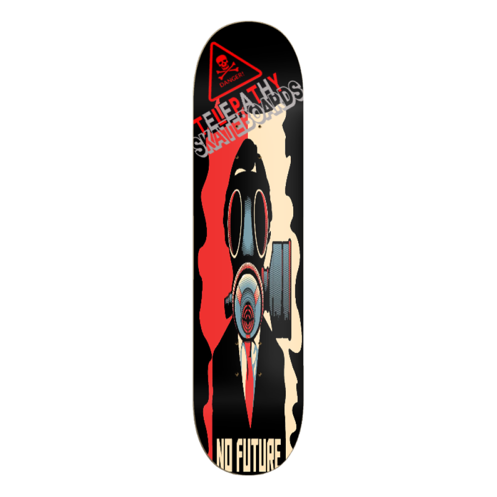 Telepathy Skateboards "No Future" Skate Deck