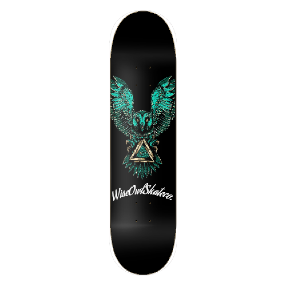 WiseOwlSkateco. Main logo Deck