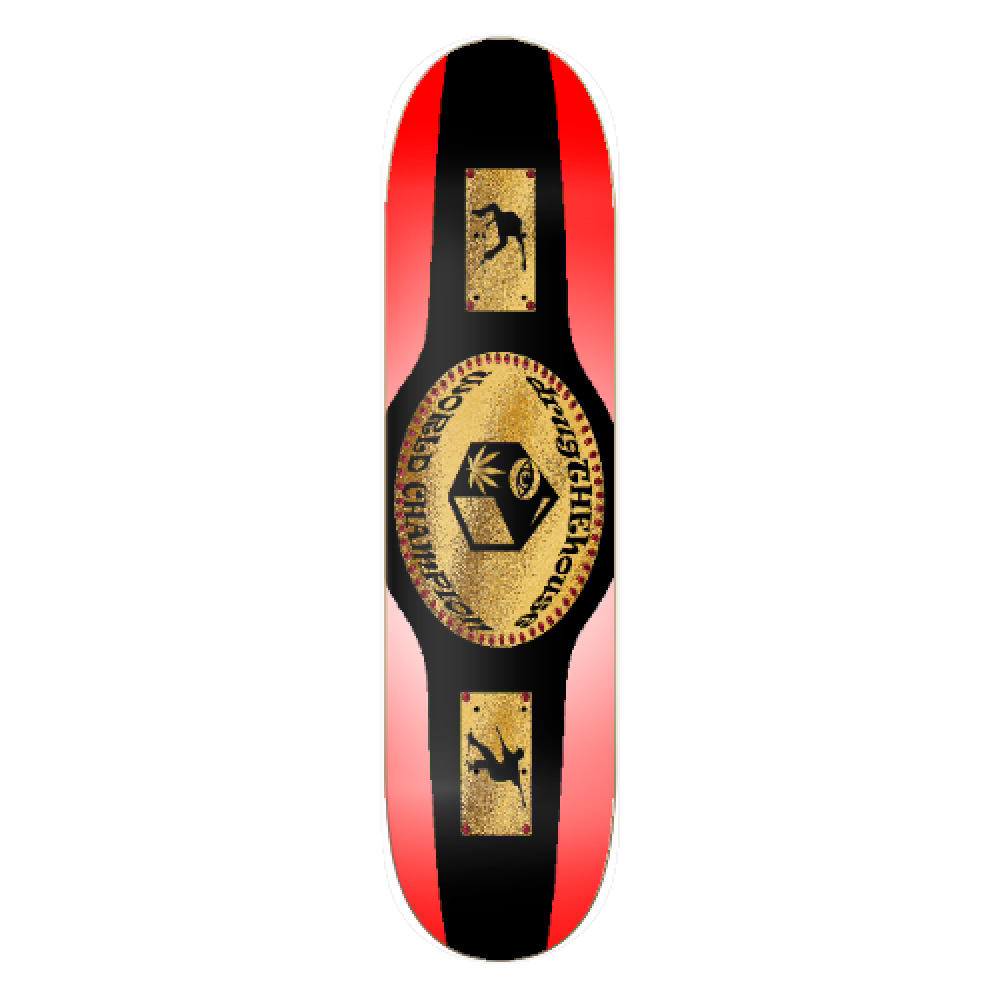 drugTHEhouse Championship Belt Black w/ Red