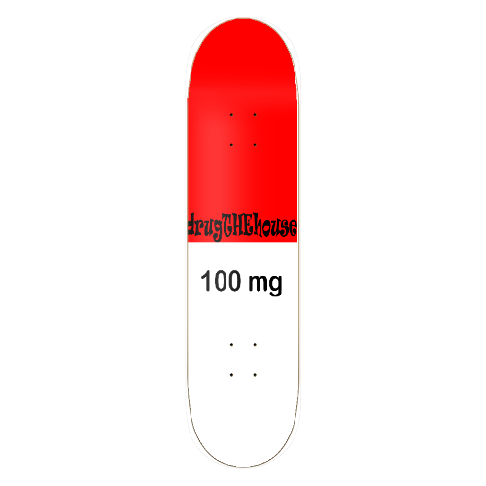 drugTHEhouse Pill Red & White