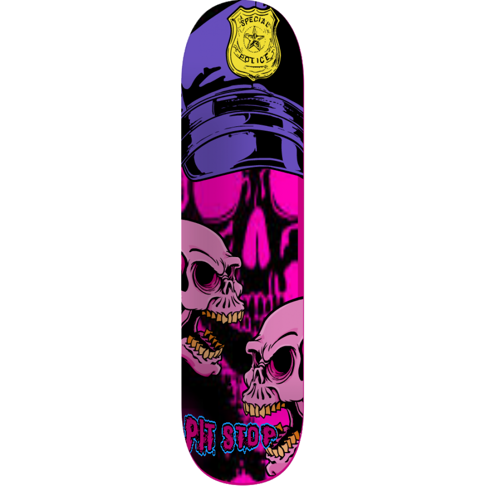 pit stop girly skull deck