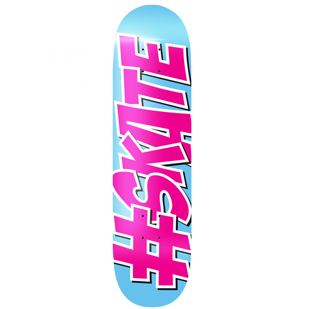 HASHTAG SKATE SKY AND PINK